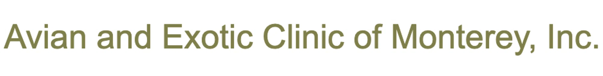 Avian and Exotic Clinic of Monterey