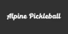 Alpine Pickleball