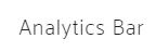 Analytics Bar