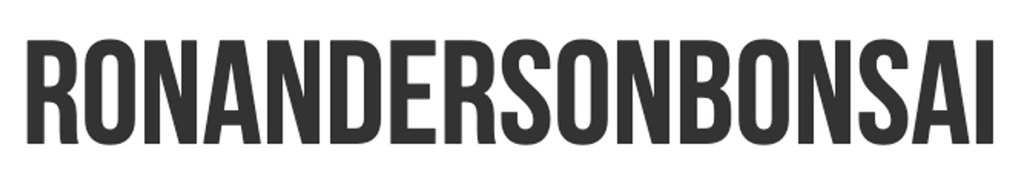 Ron Anderson Bonsai