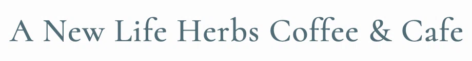 A New Life Herbs Coffee Cafe Logo for Special Discounts
