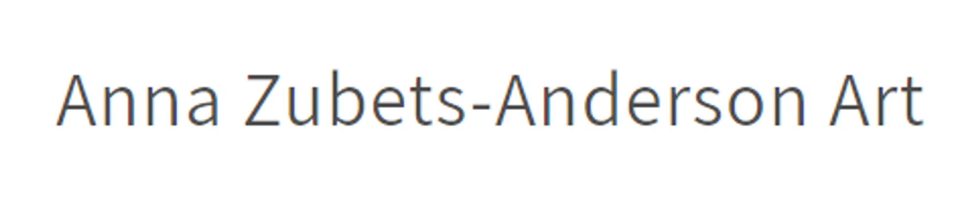 Anna Zubets-Anderson Art