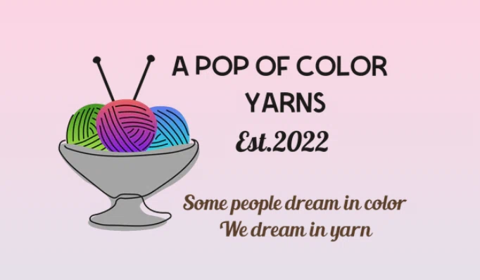 A Pop of Color Yarns
