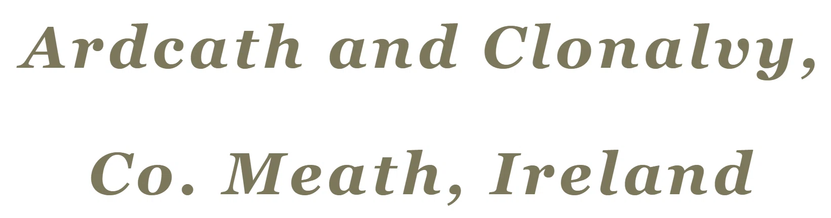 Ardcath and Clonalvy, Co.
