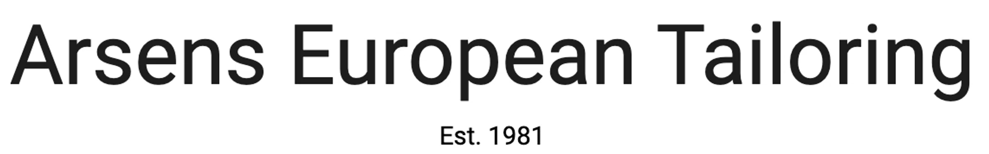 Arsen's European Tailoring