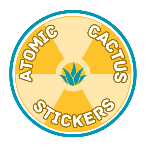 Atomic Cactus Stickers