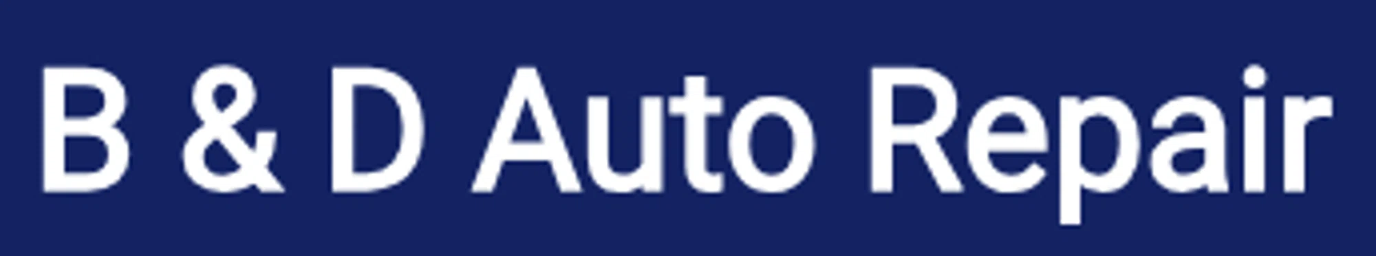B And D Auto Repair