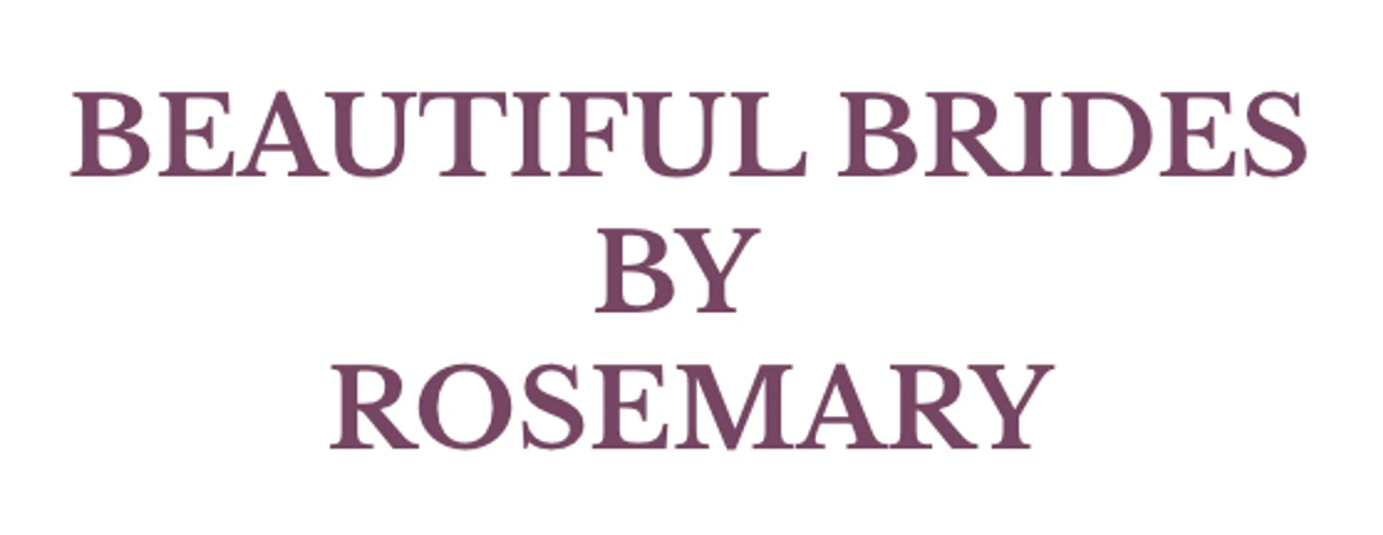 Beautiful Brides By Rosemary
