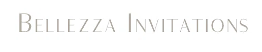 Bellezza Invitations  Logo for Discount Codes