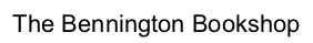 Bennington Bookshop