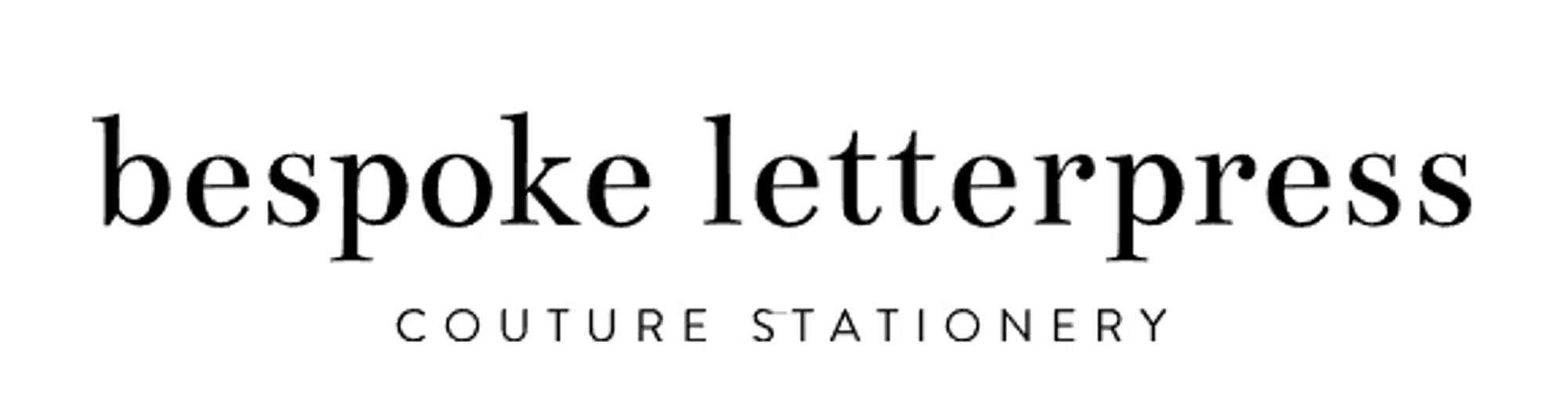 Bespoke Letterpress Logo for Special Discounts