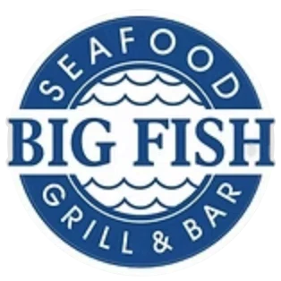 Big Fish Seafood Grill Bar Logo for Exclusive Deals