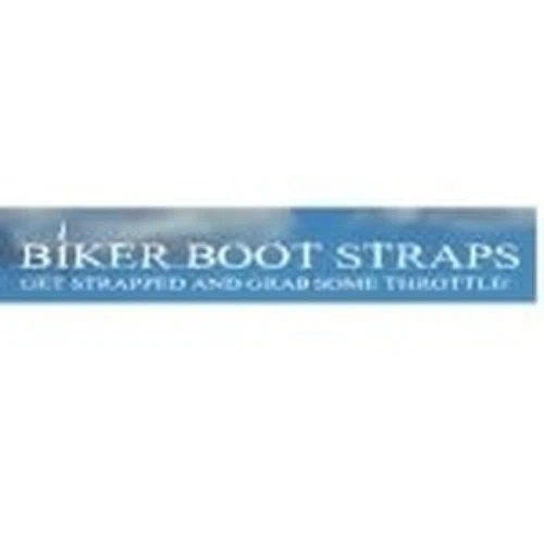 Biker Boots Straps Logo for Special Discounts