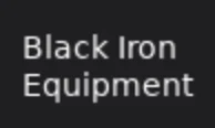 Black Iron Equipment Logo for Special Discounts