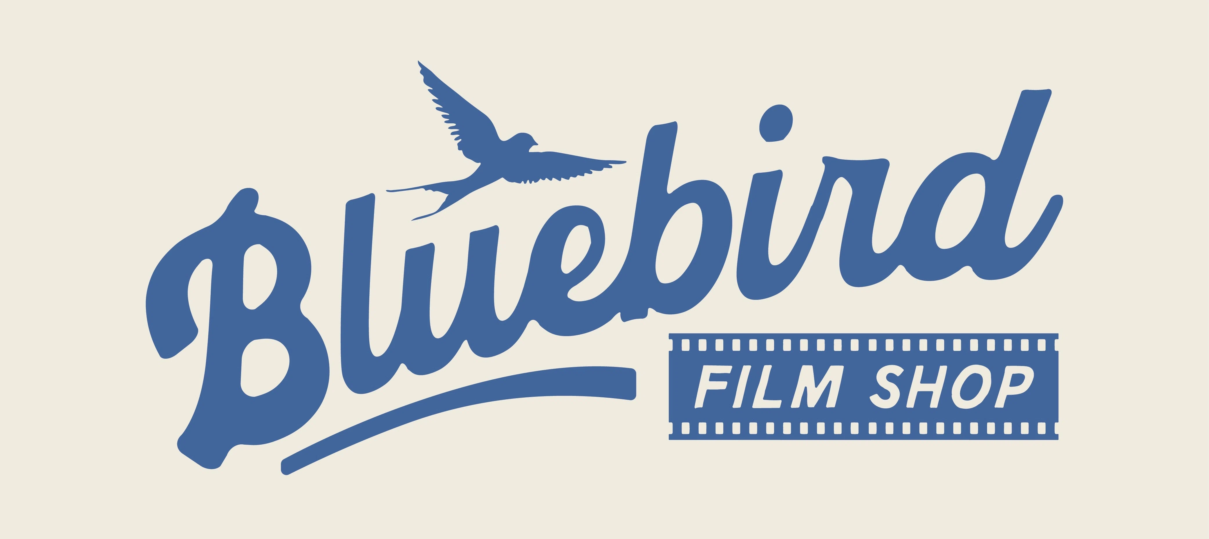 Bluebird Film Shop Logo for Special Discounts