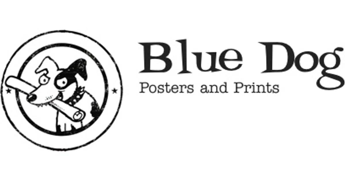 Blue Dog Posters logo