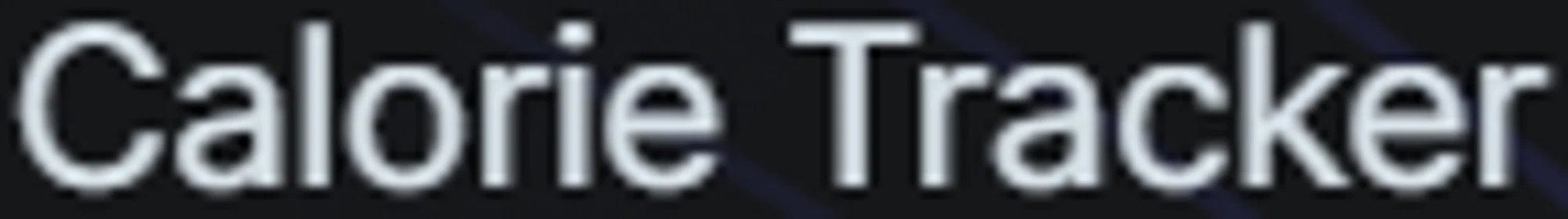 Calorie Tracker