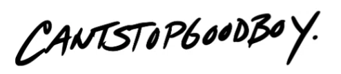 CANTSTOPGOODBOY