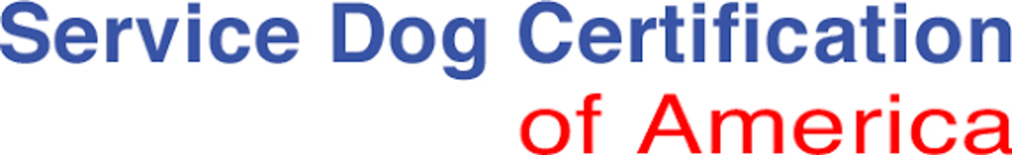 Service Dog Certification of America