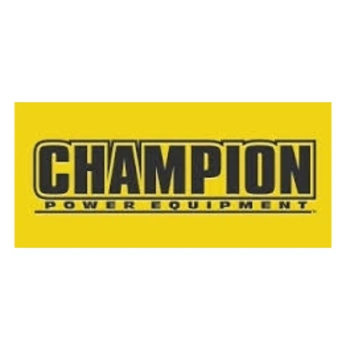 Champion Power Equipment Logo for Special Discounts