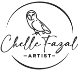Chelle Fazal Fine Art Logo for Discount Codes