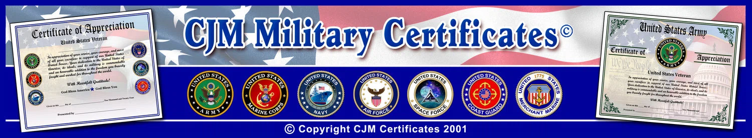 CJM Certificates