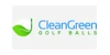 Clean Green Golf Balls