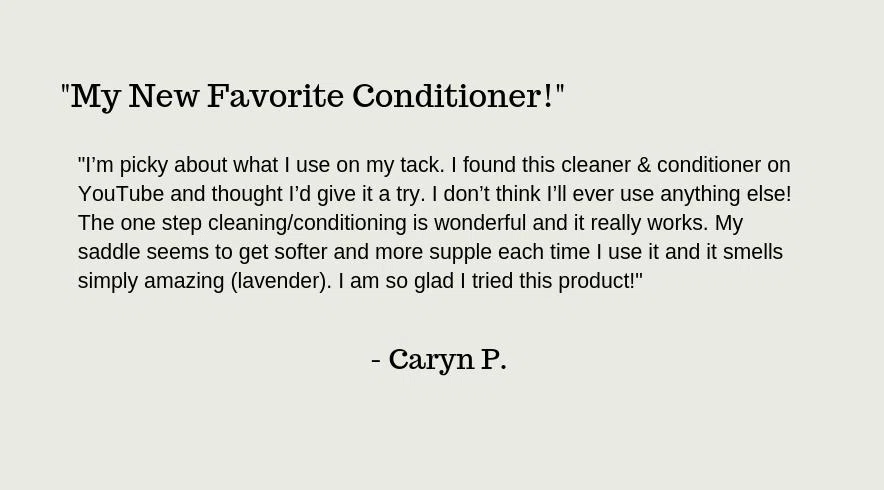 Clear View Farm Leather Care