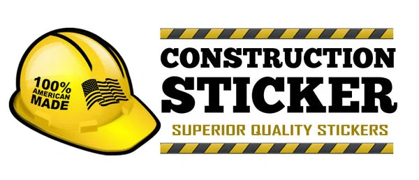 Construction Sticker Logo for Special Discounts