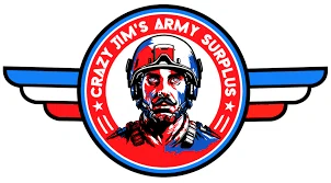 Crazy Jim's Army Surplus Logo for Promo Codes