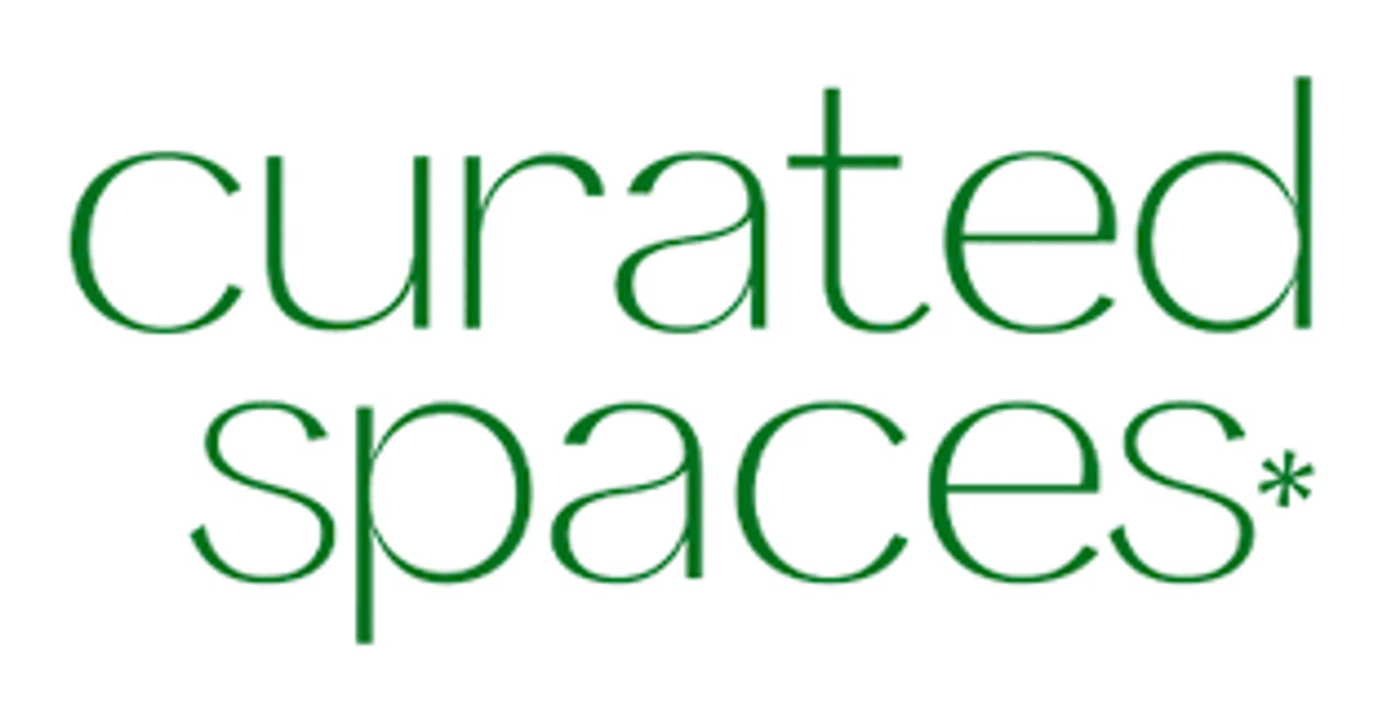 Curated Spaces Logo for Promo Codes