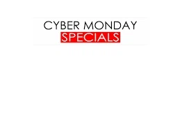 Cyber Monday Specials Logo for Special Discounts