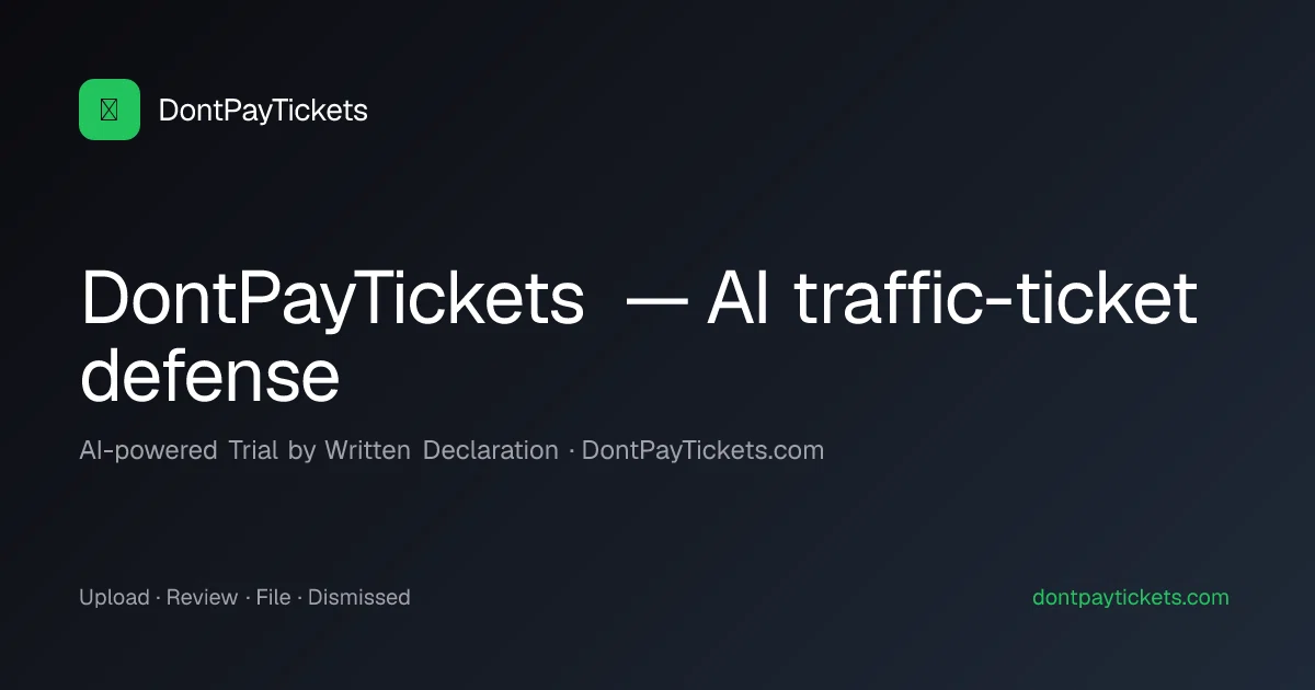DontPayTickets