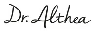 Dr. Althea Logo for Exclusive Deals