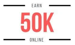 Earn 50k Online Logo for Promo Codes