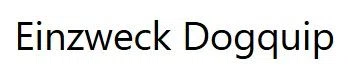 Einzweck Dogquip Logo for Promo Codes