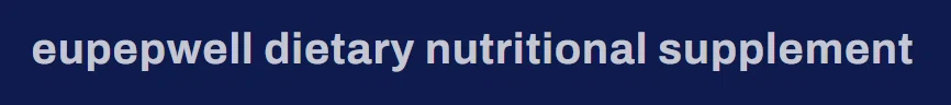 eupepwell dietary nutritional supplement Logo for Discount Codes