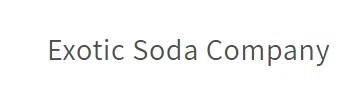 Exotic Soda Company