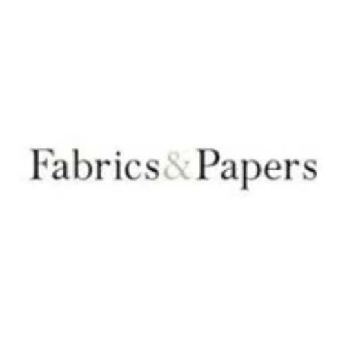 Fabrics and Papers