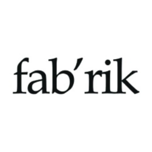 30% Off fab'rik Coupon (4 Discount Codes) September 2022