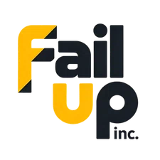 Fail Up Inc. Logo for Special Discounts