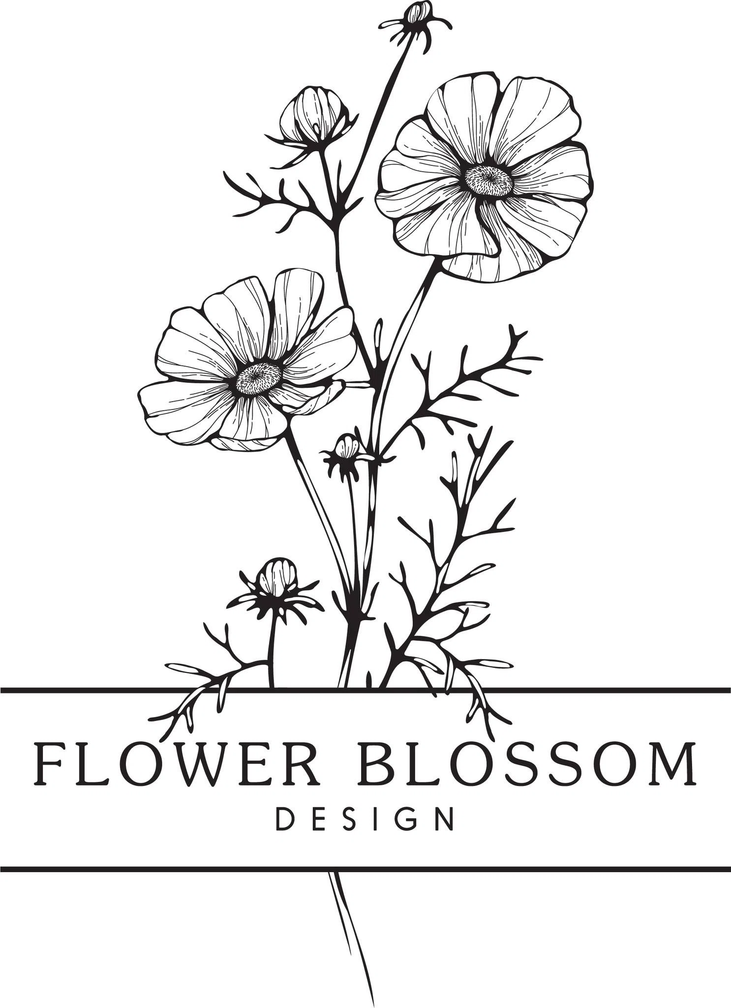 Flower Blossom Design Logo for Promo Codes