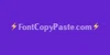 Font Copy Paste