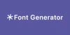 Font Generator