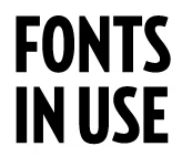 Fonts In Use