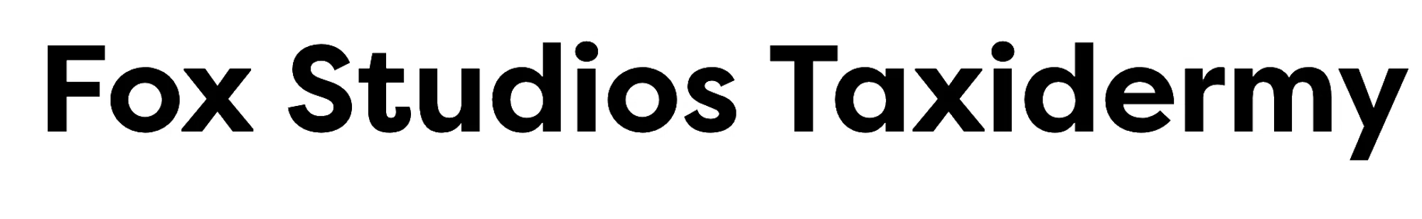 Fox Studios Taxidermy