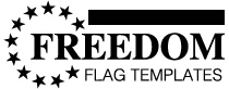 FREEDOM Flag Templates