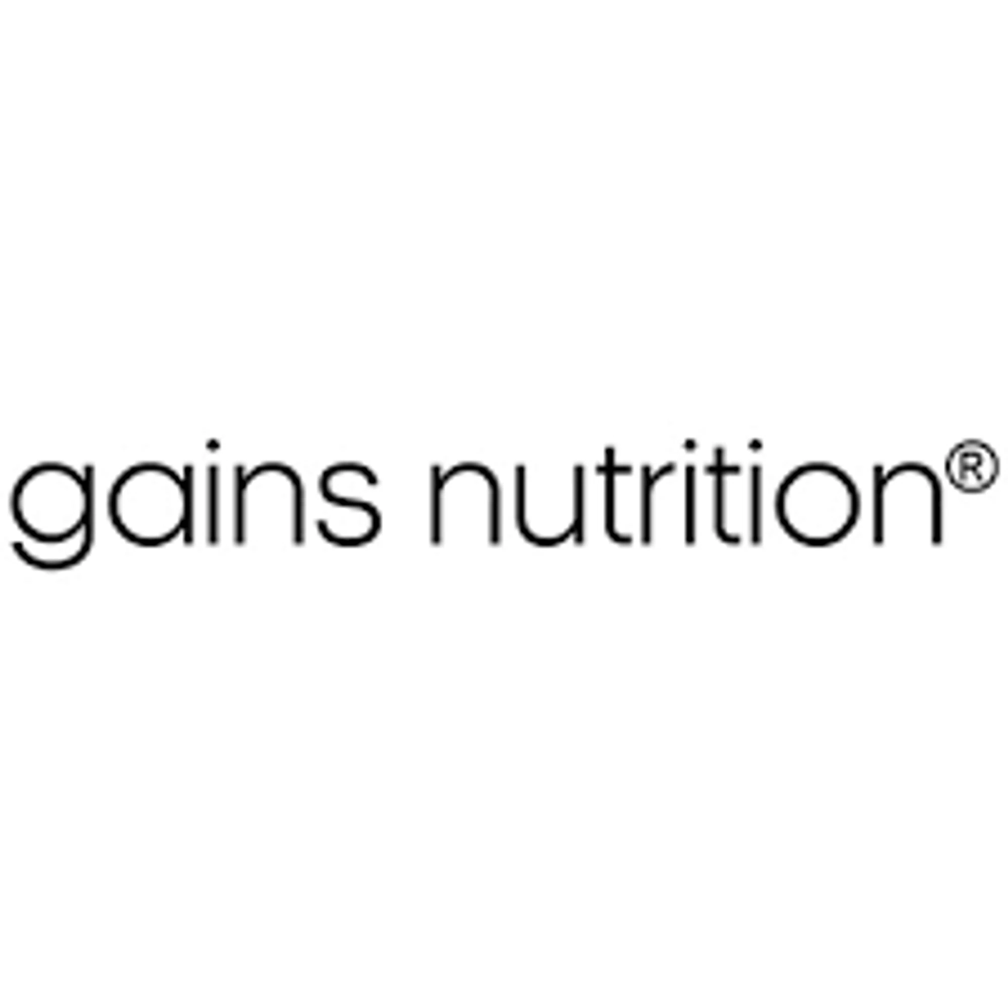 Gains Nutrition Logo for Promo Codes