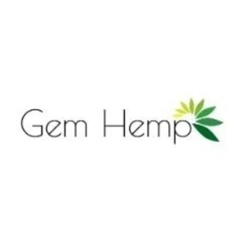 Gem Hemp Logo for Discount Codes