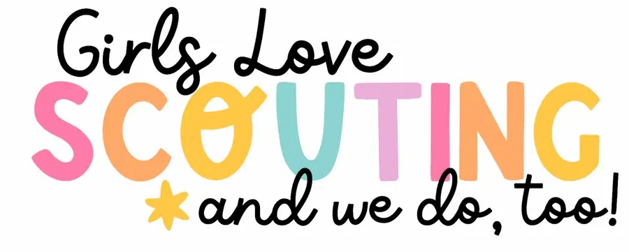 Girls Love Scouting Logo for Special Discounts
